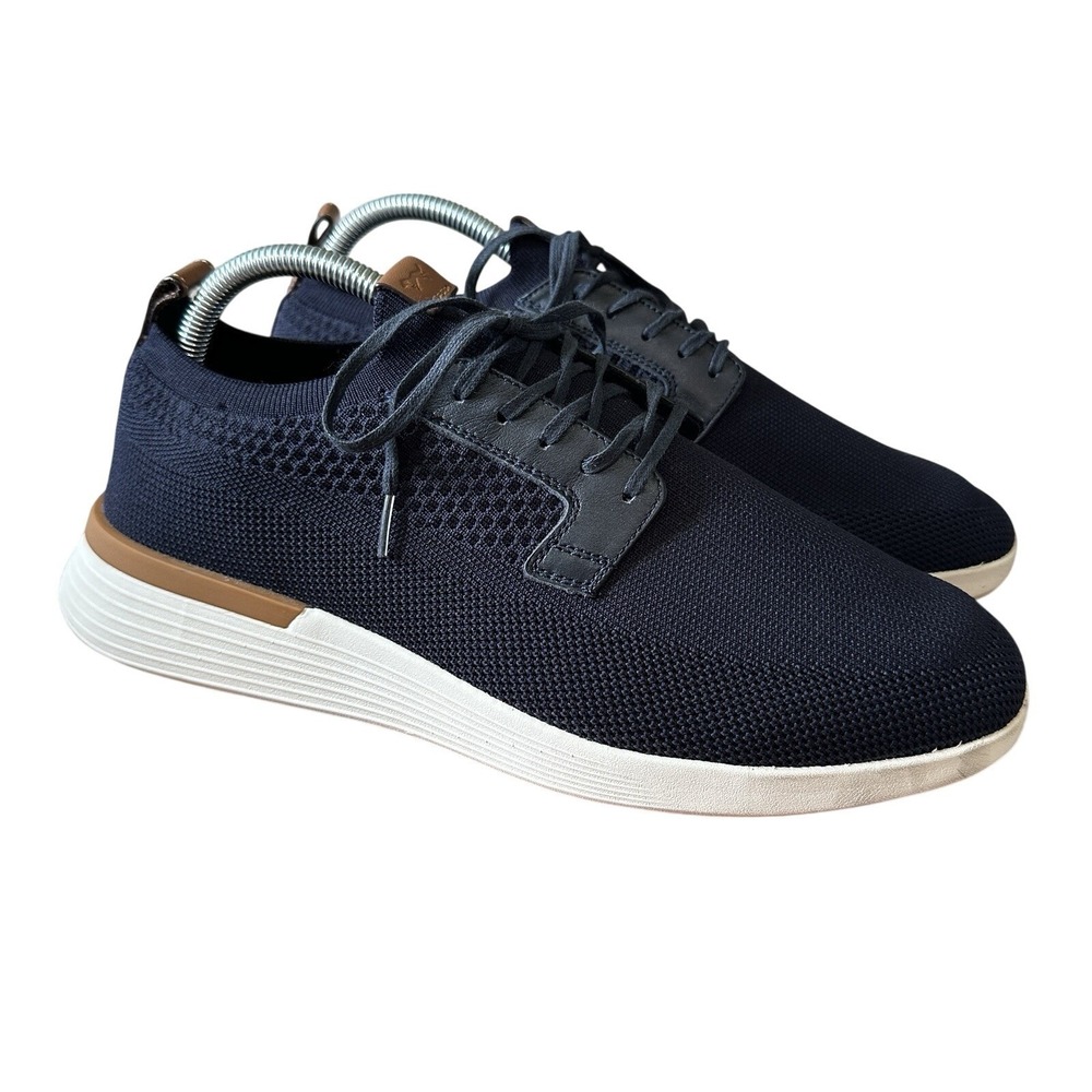 Wolf & Shepherd Swiftknit Derby Knit Mesh Hybrid Sneakers Mens 10 Navy Blue W12
